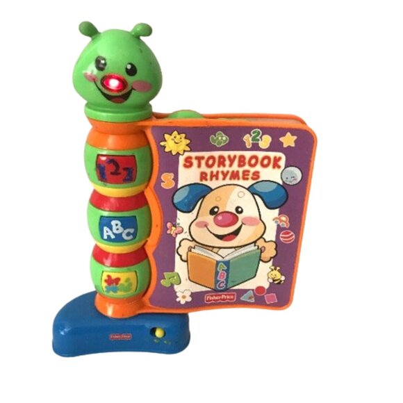 Vintage Fisher Price Laugh and Learn Storybook Rhymes Toy Talking Sounds 10" - Picture 5 of 5